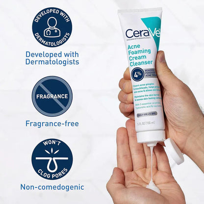 CeraVe 4-in-1 Skincare Kit: Night Cream, Sunblock, Cleanser & Serum
